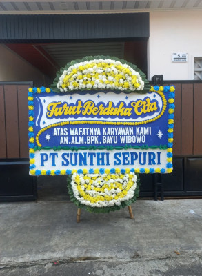 Papan Bunga Duka di Garum