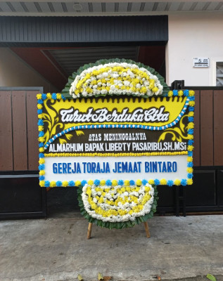 Papan Bunga Duka di Garum
